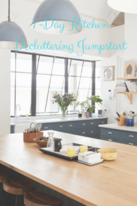 7-Day Kitchen, decluttering, wellspring energyworks, kitchen