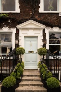 front door, topiary, career, success