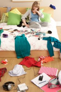 teens, kids, clutter, decluttering, parenting, wellspring energyworks